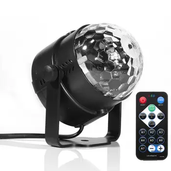 Barvita DJ Disco Krogla Lumiere Svetlobe 3W Zvok Vključen RGB Laser Projektor Fazi Učinek Razsvetljavo Žarnice Božično Glasbo KTV Stranka