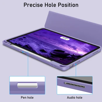 Za iPad Zraka 4 Ohišje za iPad zraka 2020 Primeru Za 10,9-Palčni (4. Generacija ) Smart Silikonski pokrov s Svinčnik Imetnik funda ipad 2020