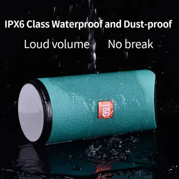 TG Brezžični Bluetooth Zvočnik Nepremočljiva IPX6 Prostem Glasbeni Zvočnik 10W 3D Stereo Surround Prenosni Zvočnik Stolpec Bas Box