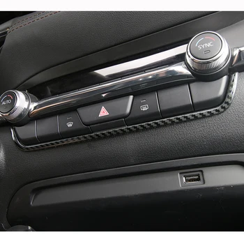Iz nerjavečega jekla Za Mazda 3 Axela 2019 2020 Dodatki Avto U tip Konzole za Dekoracijo naslovnica Stripa Trim Nalepke Avto-Styling 1pcs