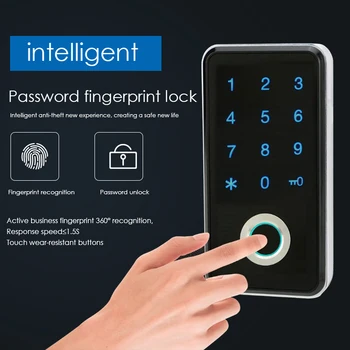 Smart Lock Digitalno Elektronsko Zaklepanje Vrat Prstni Odtis Geslo Kombinacija Varnosti Inteligentni Password Lock