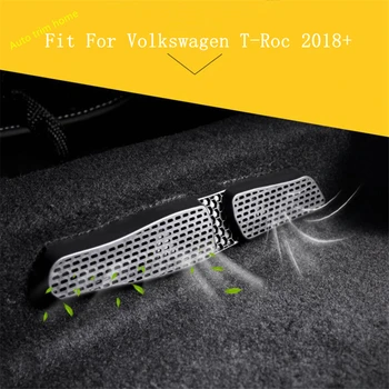 Lapetus Avtomobilski Sedež Spodnji AC Zračni Kanal Vent Anti-blocking Plastični zaščitni Pokrov za Vgradnjo, Primerna Za Volkswagen T-Roc T Roc 2018 - 2021
