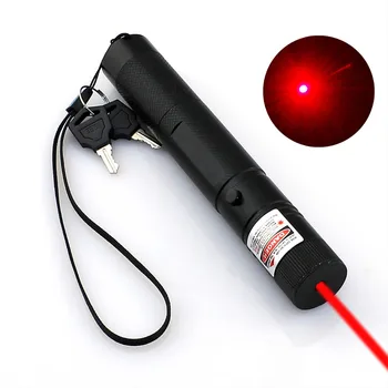 Laser 301 High Power Rdeče Lazer Kazalec Pero 650NM Nastavljiv Fokus Eno Svetlo Točko Rdeči Laser + 18650 Baterija + Polnilec + Tipka