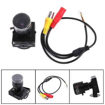 HD 700TVL CMOS 2.8-12mm Zoom Objektiv Mini CCTV Varnostne Kamere, Avdio Video DIY