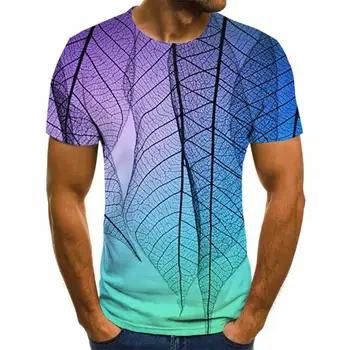 Novo Ustvarjalno tiskanje 3D T-shirt moški in ženske Zabavno Harajuku Tee shirt poliester T-shirt tiskanje 3D T-shirt poletje kul oblačila