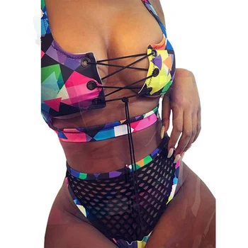 Bikini 2021 Push Up Oblazinjeni Femme kopalke Leopard Tiskanja Brazilski Kopalke Tangice Kopalke Ženske Maillot Bain De XL