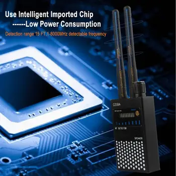 Ultra Občutljivih RF Signala Detektorja Skrite Naprave Detector Brezžični Anti-Spy Bug Detektor GSM GPS Tracker Naprave Finder