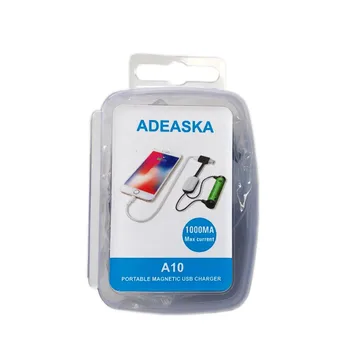 ADEASKA A10 18650 Baterijo, Polnilec za Li-ionske Baterije Večnamenske Magnetne Polnilnik USB Mini Polnjenje/Praznjenje Moči Banke