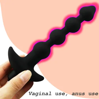 10 Hitrosti Silikonski Butt Plug Analne Kroglice Vibratorji za Ženske Človek Vagine, G Spot Vibrator Sex Igrače za Odrasle Intimno Blago Trgovina
