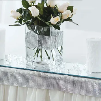 Bleščeč Diamant Očesa Namizni Tekač za rojstni dan, Poroke, posla poročni tuš Bachelorette Stranka tabela centerpiece dekoracijo