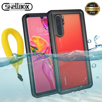 Shellbox Nepremočljiva Telefon Primeru Za Huawei P30 Lite P40 Pro Dustproof Plavanje Kritje za P20 Mate 20 30 Pro Podvodni Coque Primeru