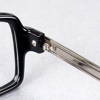 MUZZ TR90 Eye Glasses Okvir Moških Jasno Kratkovidnost blagovne Znamke Oblikovalec Kvadratnih Trendy Spektakel Okvir Mozaik Optičnih Očal Okvir Moški