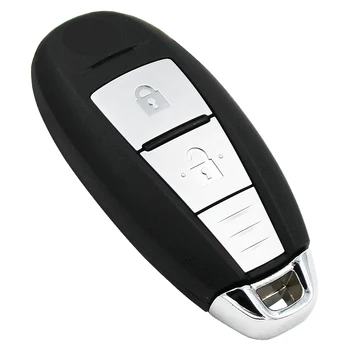 2 Gumb Smart brez ključa za Daljinsko Ključni Fob za Suzuki SX4 5-CROSS VITARA SWIFT 433MHZ z ID47 Čip Nerezane