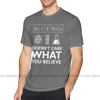 Ateist T Shirt Znanost Ne T zanima, Kaj mislite, T-Majica Kratek Rokav, Cotton Tee Shirt 5x Super Tshirt