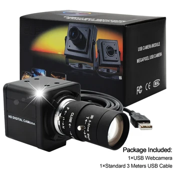 4K Kamero USB 3840x2160 30fps Sony IMX317 Senzor HD USB Webcam Kamero z Ročni Zoom Objektiv Varifocal za Skeniranje Dokumentov