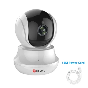 1080P 360 Smart Kamera IP Kamera Webcam Kamero WIFI Brezžični Ir Nočno Vizijo AI Motion Detect Home Security Nadzor