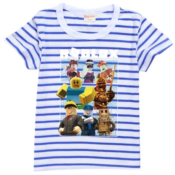 Nove Unisex Baby Poletje T Shirt Risanka ROBLOXing trak Vrhovi Tees Otroci Otrok, Športna Oblačila Bombaža T-shirt Za Dekleta Fantje