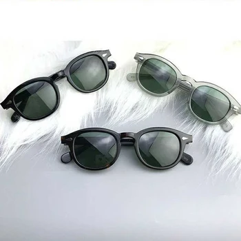 Moški Johnny Depp Polarizirana Sončna Očala Leče Luksuzne Blagovne Znamke Acetat Očal Okvir Lemtosh Sončna Očala Ženske Vrh Kakovosti 002