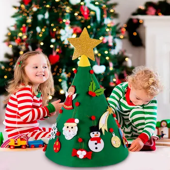 DIY Malček Počutil Božično Drevo z Snežaka, Santa Claus Okraski Vesel Božič Okraski Za Dom Božič Darilo Novo Leto 2021