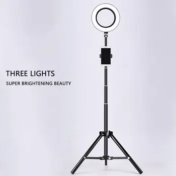 36/16 cm Video Lučka Zatemniti LED Selfie Obroč Svetlobe USB obroč lučka Fotografija Svetlobe z Držalom za Telefon stojalo za Ličila Youtube