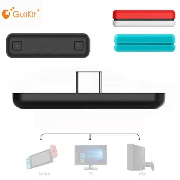 GuliKit NS07 Pot Zraka Brezžični vmesnik Bluetooth Avdio USB-C Oddajnik za Nintendo Switch / Stikalo Lite PS4 PC Igre
