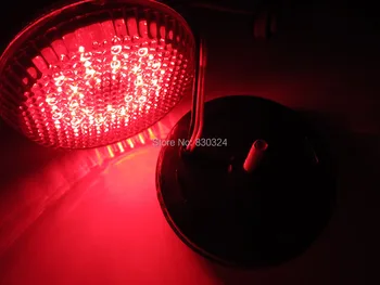 2Pcs 5.8 CM Okrogla LED Zadnji Odbijač Reflektor Rep Luči Zavorne luči za Toyota Highlander Mamutovec Noe Fortuner Mitsubithi ASX
