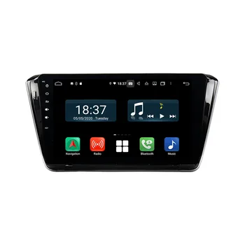 Carplay Android 10 Zaslon Avto Multimedijski Predvajalnik DVD-jev za Skoda Superb-2018 GPS Navigacija Radio Audio Video Stereo Vodja Enote