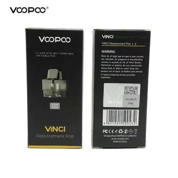 2pcs/paket Original VOOPOO VINCI Zamenjava Stroka Kartuše za 5,5 ml za VOOPOO VINCI Mod Pod Kit VINCI R Mod Vape Kit