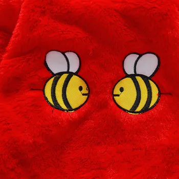 ExactlyFZ 2018 Pozimi baby dekle Risanka čebel puloverji Malčka Dekle z Dolgimi Rokavi Priložnostne Zgostitev Plus žamet topla Oblačila