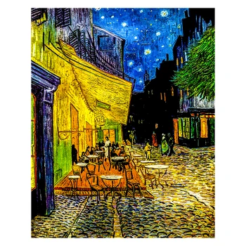 Cafe Sodobne Impresionizma Slavnega Umetnika, Vincent Van Gogh Art Tisk Plakat Platno Oljna slika, Restavracija Doma Dekor картины